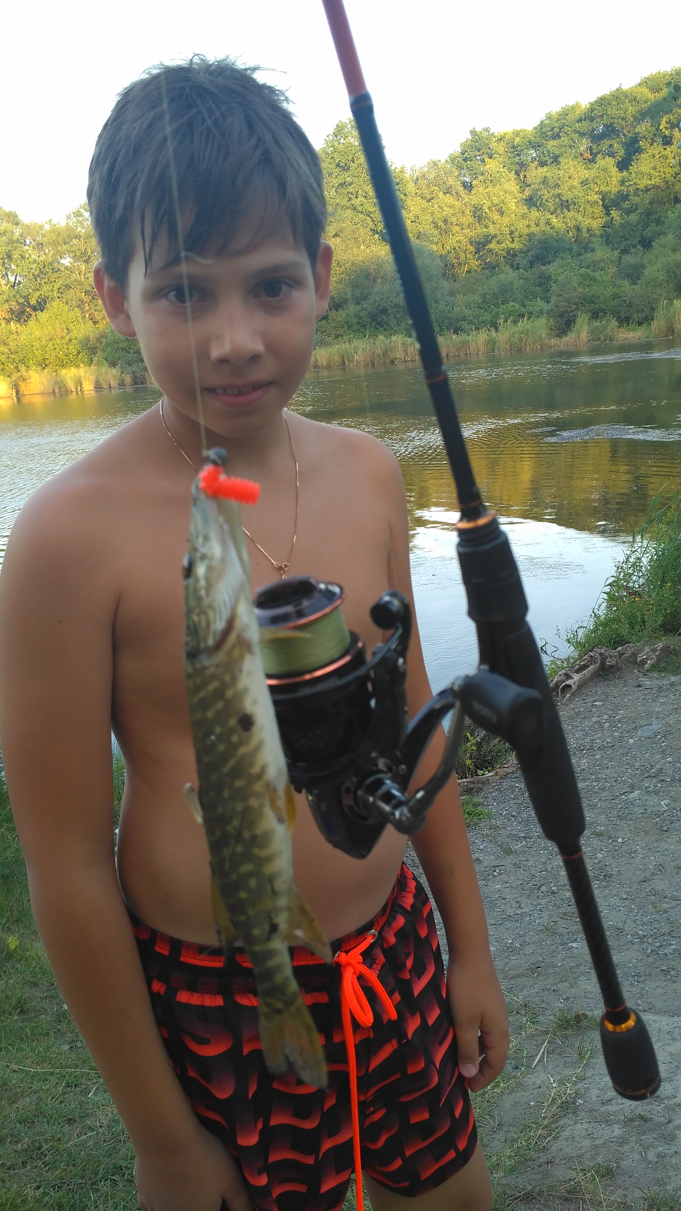 детская рыбалка