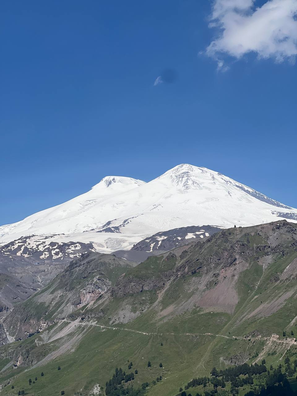 Самая высокая точка Европы Эльбрус